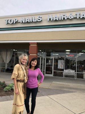 Sacajawea visited Top Nail and really liked it. Great nail technicians!