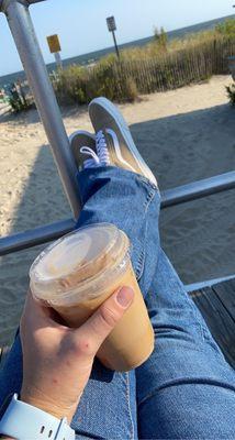 Caramel iced coffee