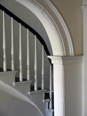 Stairs in the Hamilton Mansion