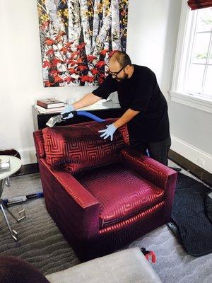 Custom upholstery Cleaning