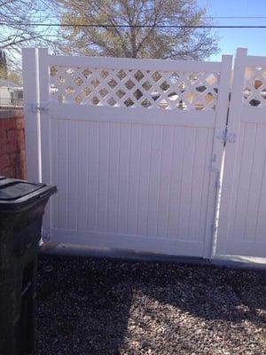 We spent a lot of money expecting a quality product. Paul installed this. Uneven gates, not even cut correctly.