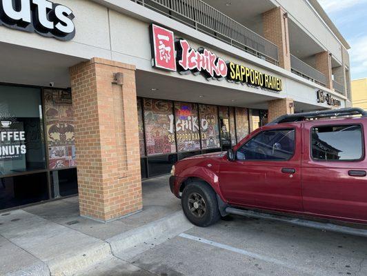 Front of restaurant