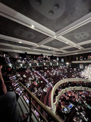 Upper level box seat view. Not a bad seat in the house!