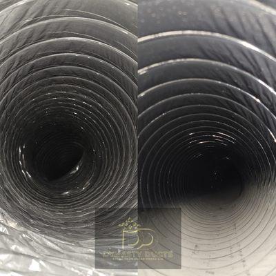 Before and after, supply ducts