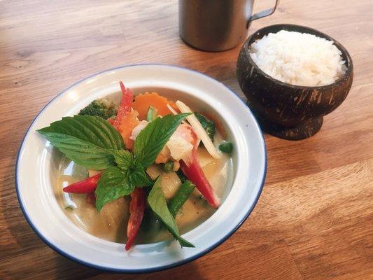 Lunch Special-Green Curry Amazing!