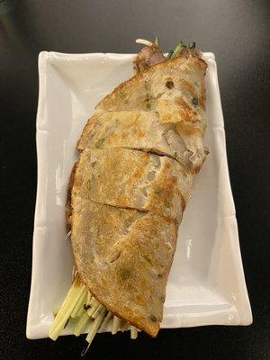 Beef and Beef Scallion Wrap