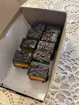 Rainbow cookies