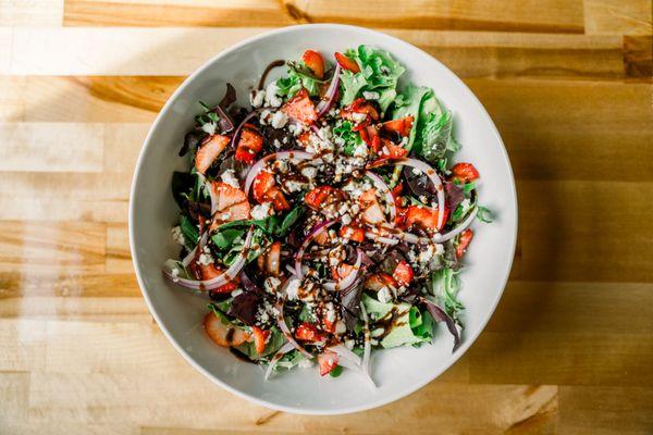 Strawberry Fields salad. Try it with chicken!