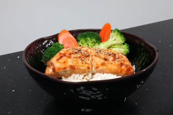 Salmon Teriyaki Bowl