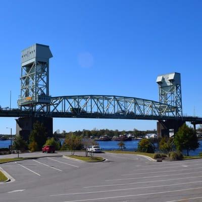 Cape Fear Memorial Bridge by Dram Tree Park