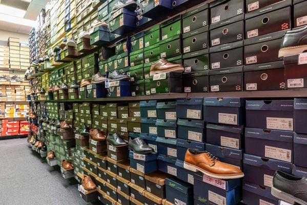 Dress Shoe Section of Store