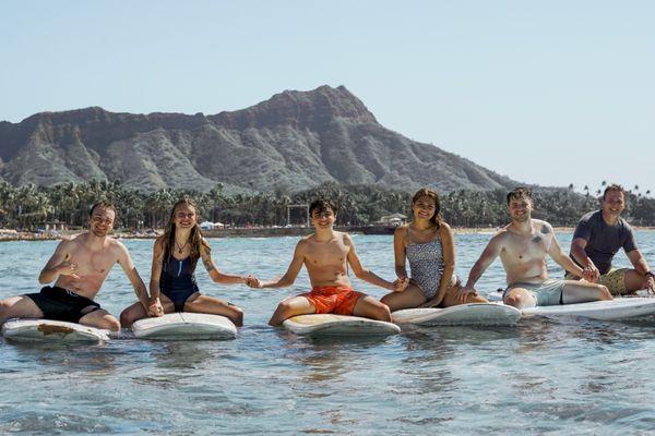 Family surf lesson