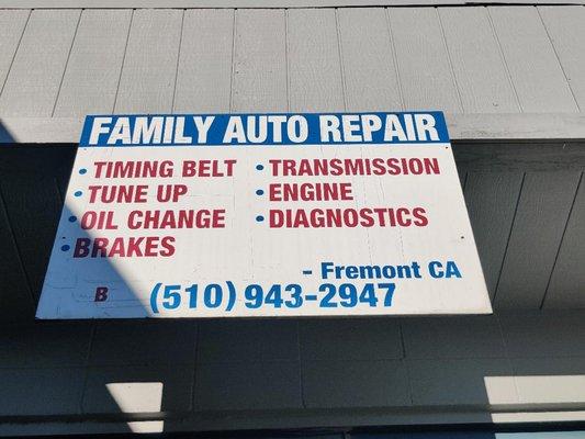 Some of the services we offer and many more, call us for more info! Office 510-894-4601