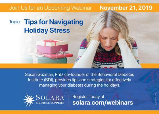 Register today! www.solara.com/webinars