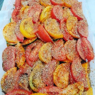 Tomato Zucchini Potato Pie