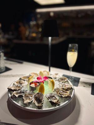 Happy hour oysters