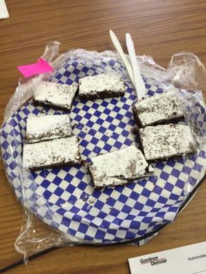 Love their brownies for lunch!