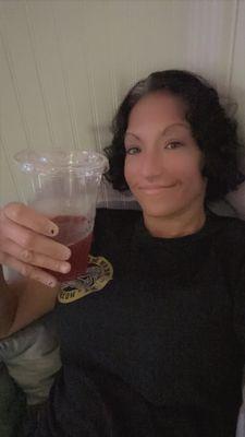 Kratom (red strain) blackberry lemonade