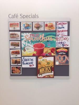 Cafe' Specials