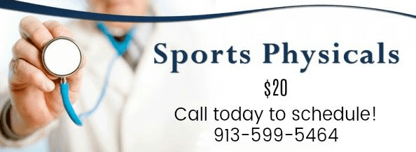 Dr. King offers a great deal on sports physicals!