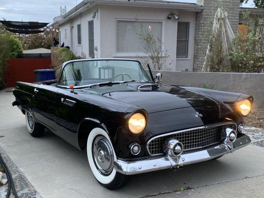 55 thunderbird front 3/4 view