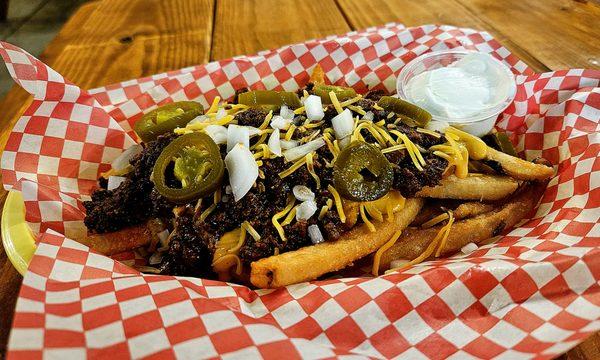 Loaded Chili Cheese Fries - new menu item!