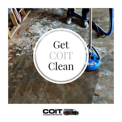 Did you know we clean concrete floors?