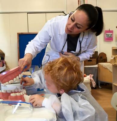 Helping preschoolers develop good oral care habits!