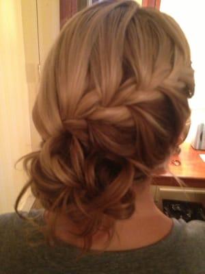 Up do ~ done by Kristen