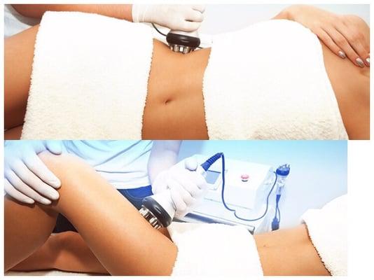 Ultrasonic cavitation - sculpts waist and breaks down fat cells