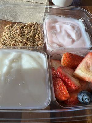 Fruit and yogurt box