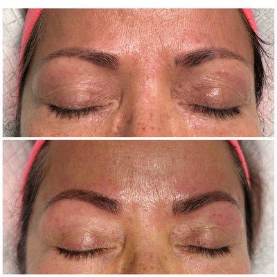 One year microblading touch up