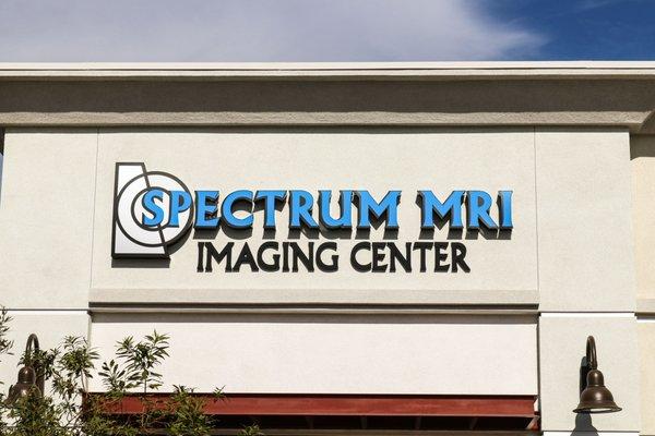 Spectrum MRI Imaging Center Sign