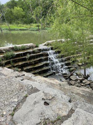 Pic of the spillway. Minor dam over the creek