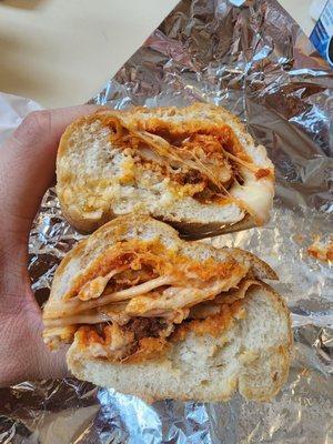 Chicken Parm Sandwich (Inside)