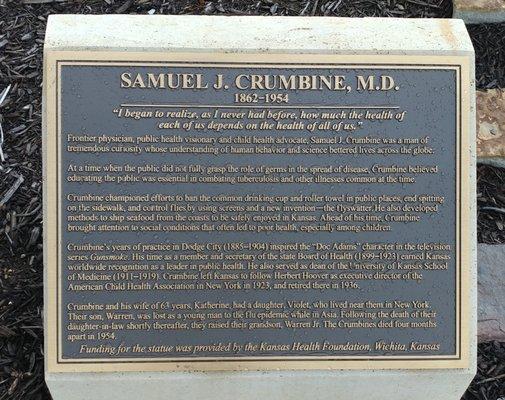 Dr. Samuel J. Crumbine Pocket Park, Topeka KS