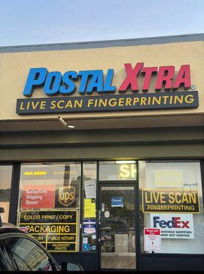 Welcome to Postal Xtra! Mailbox Rentals, Shipping/Receiving, Notary Public, Live Scan Fingerprinting, and some Xtra!