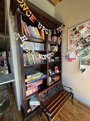 Cute little nook with books and games