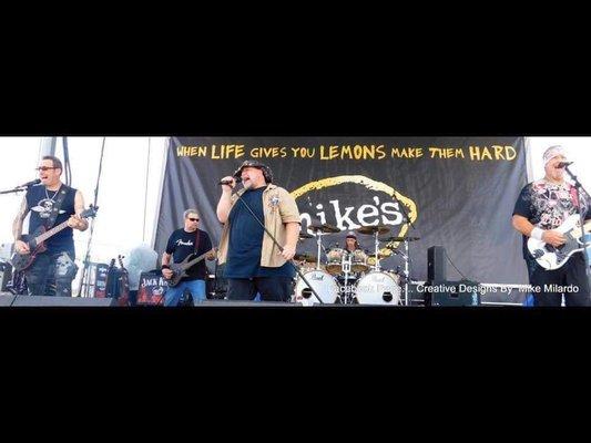 Jack Knife on stage during Bike Week 2019