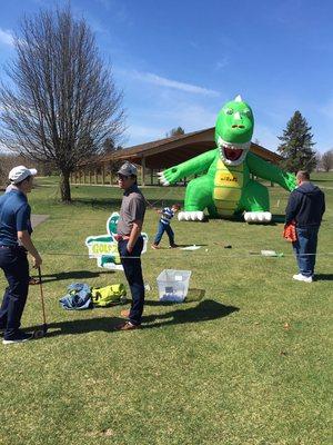 Golfzilla fun for our junior golfers!