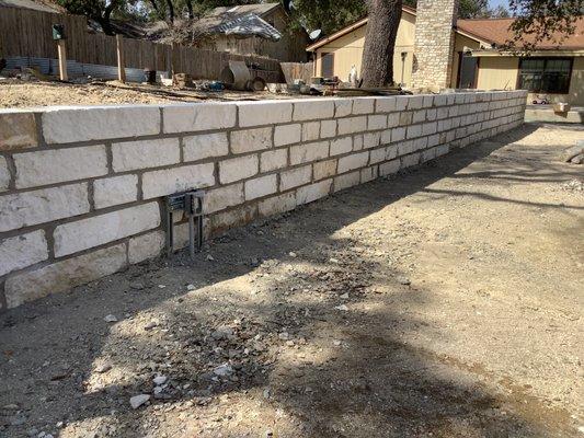 Retaining wall 2-15-23