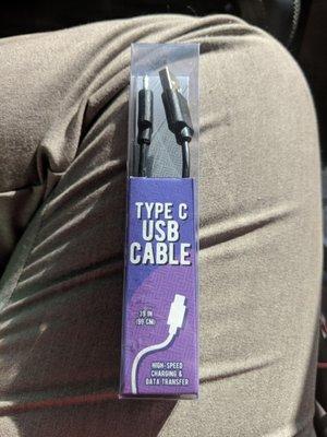 Type c cables in stock!