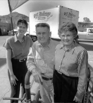 Two generations of Maloneys: Duke and Mary and their daughter Kitty.