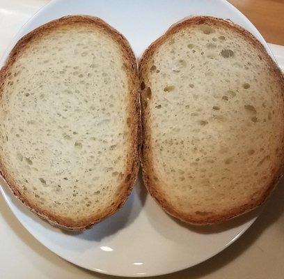 complimentary Italian bread