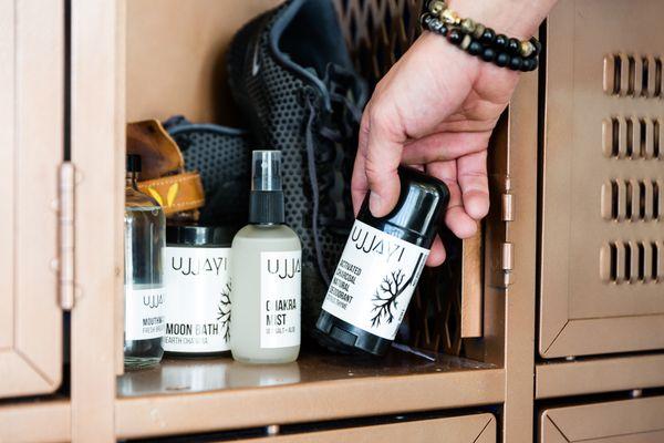 Ujjayi Natural skincare fits great into your locker or gym bag