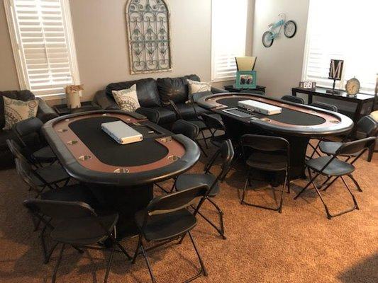 Casino Night Party in California Blackjack, Roulette, Craps and Poker for your next party rental. Dads casino party and Mobile Escape