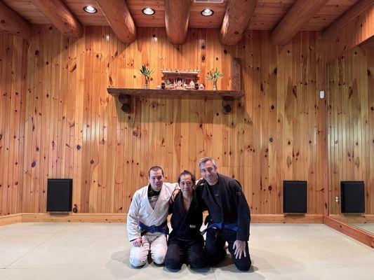 Patrick flew out from Canada and Abdur flew out from CA to Blowing Rock, NC to support the black belt testing. What a momentous day!