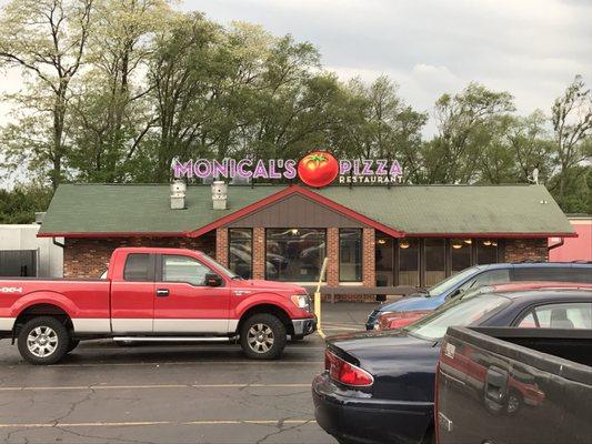 Monical's Pizza in Pekin, Illinois.