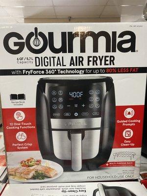 Gourmia - 6qt Digital Air Fryer - Black