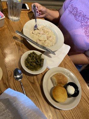 Chicken and Homemade Chicken N' Dumplins